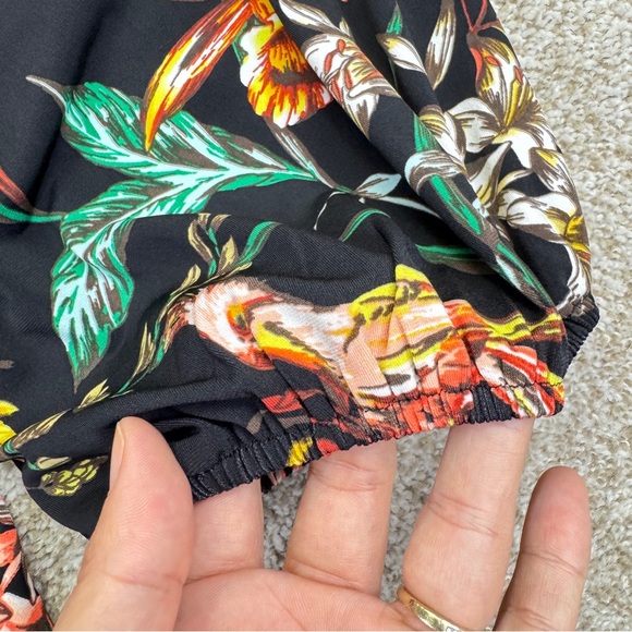 NEW Worthington Black Floral Wrap Blouse Womens Size 4X Stretch - Picture 7 of 16